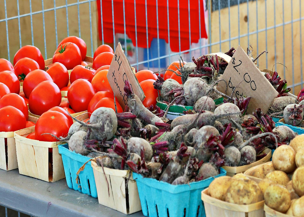 Market fresh veggies